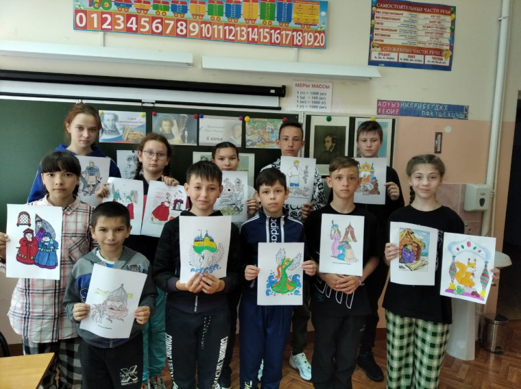 Пушкинский день в лагере "Чебурашка".